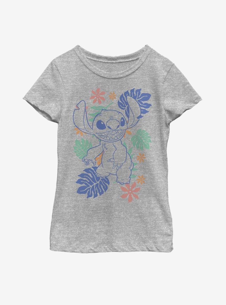 Disney Lilo And Stitch Tropical Youth Girls T-Shirt