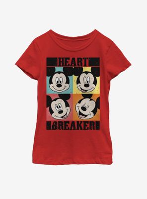 Disney Mickey Mouse Heart Youth Girls T-Shirt