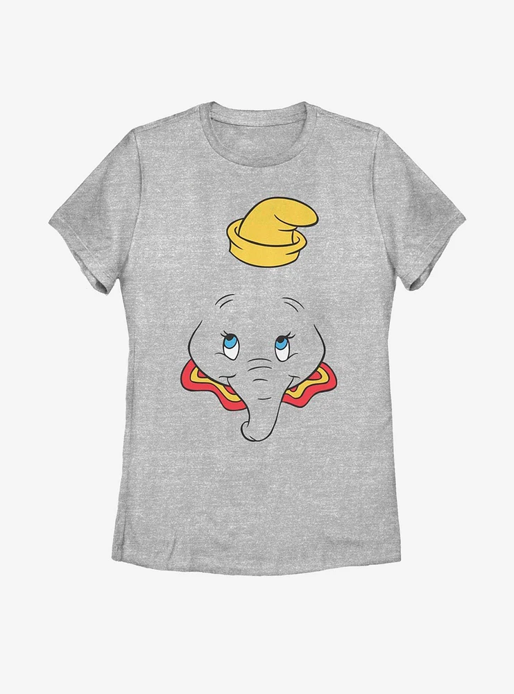 Disney Dumbo Big Face Womens T-Shirt