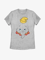 Disney Dumbo Big Face Womens T-Shirt