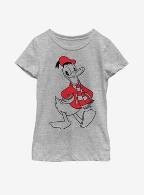 Disney Donald Duck Holiday Fill Youth Girls T-Shirt