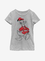 Disney Donald Duck Holiday Fill Youth Girls T-Shirt