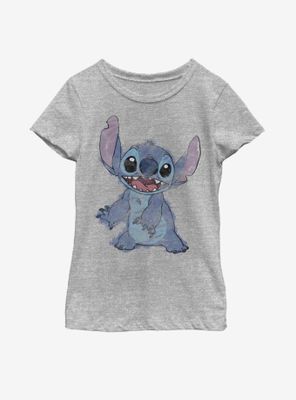 Disney Lilo And Stitch Sketched Youth Girls T-Shirt