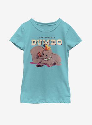 Disney Dumbo Classic Art Youth Girls T-Shirt