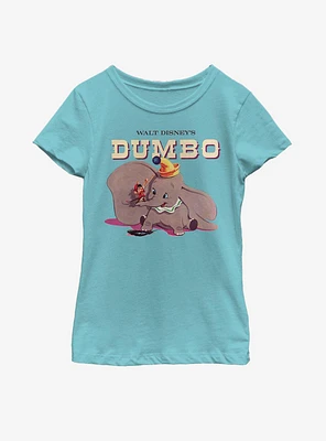 Disney Dumbo Classic Art Youth Girls T-Shirt