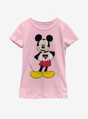 Disney Mickey Mouse Love Youth Girls T-Shirt