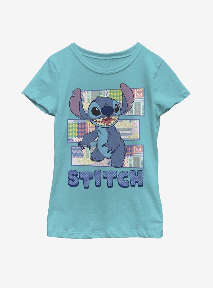 Disney Lilo And Stitch Patterned Youth Girls T-Shirt