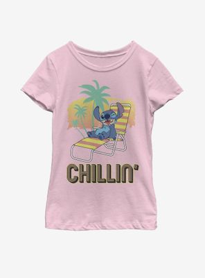 Disney Lilo And Stitch Chillin' Youth Girls T-Shirt