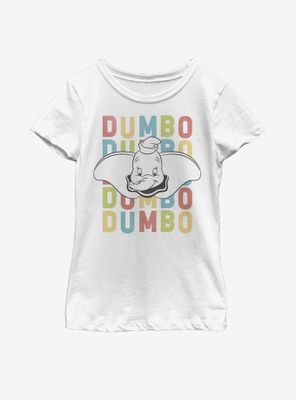 Disney Dumbo Face Youth Girls T-Shirt