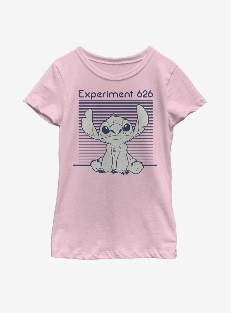 Disney Lilo And Stitch Experiment 626 Monochromatic Youth Girls T-Shirt