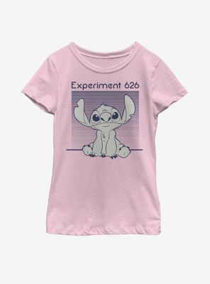 Disney Lilo And Stitch Experiment 626 Monochromatic Youth Girls T-Shirt