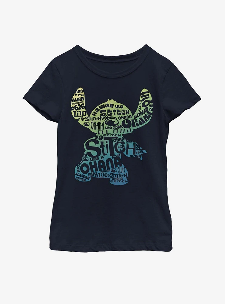 Disney Lilo And Stitch Fill Youth Girls T-Shirt