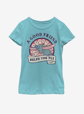 Disney Dumbo Friends Help You Fly Youth Girls T-Shirt