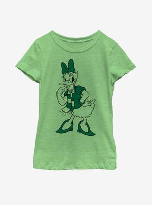 Disney Mickey Mouse Pine Green Daisy Youth Girls T-Shirt