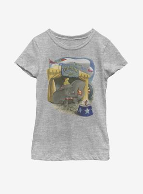 Disney Dumbo Illustrated Elephant Youth Girls T-Shirt