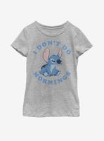 Disney Lilo And Stitch Mornings Youth Girls T-Shirt