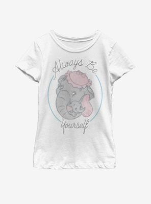 Disney Dumbo Jumbo And Be Yourself Youth Girls T-Shirt
