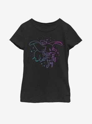 Disney Dumbo Stay Fly Constellation Youth Girls T-Shirt
