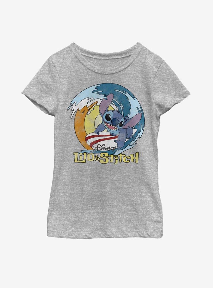 Disney Lilo And Stitch Surf Youth Girls T-Shirt