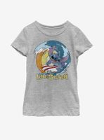 Disney Lilo And Stitch Surf Youth Girls T-Shirt