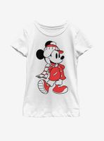 Disney Mickey Mouse Winter Fill Youth Girls T-Shirt