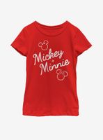 Disney Mickey Mouse Signed Together Youth Girls T-Shirt