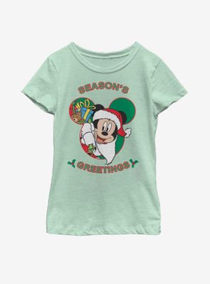 Disney Mickey Mouse Greetings Youth Girls T-Shirt