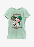 Disney Mickey Mouse Greetings Youth Girls T-Shirt