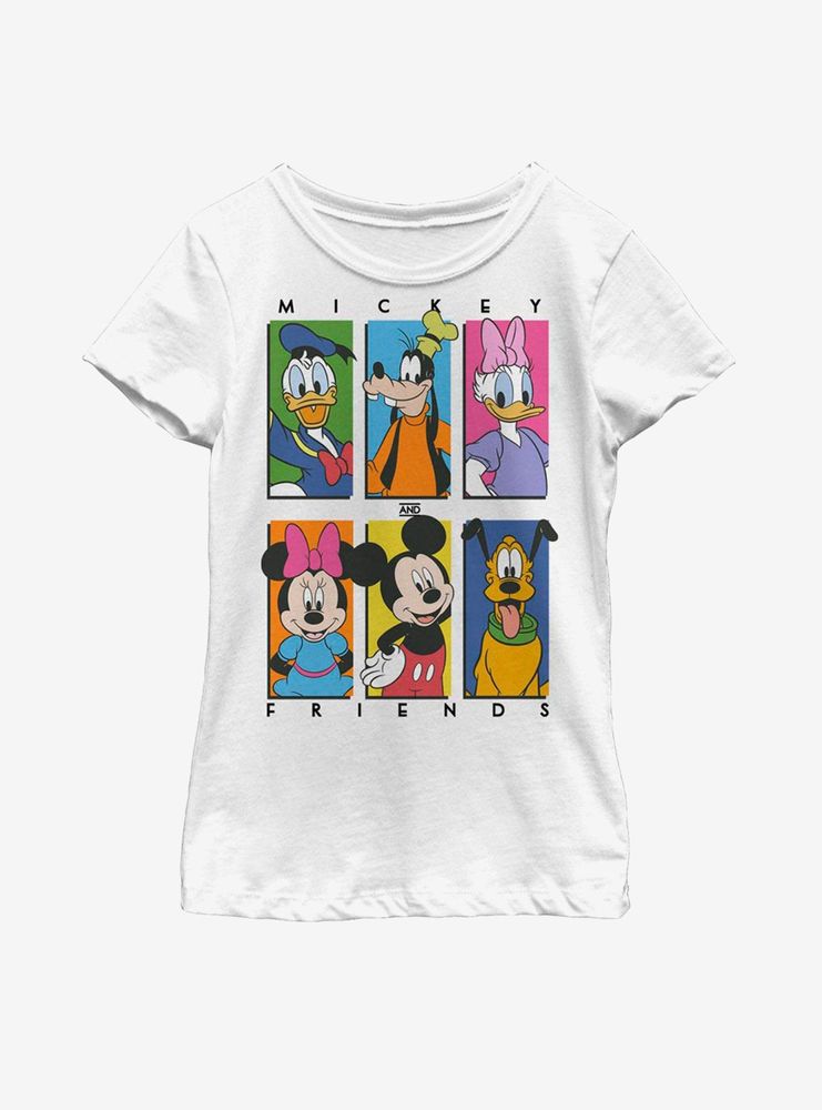 Disney Mickey Mouse Sensational Six Youth Girls T-Shirt