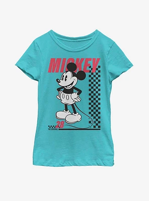 Disney Mickey Mouse Skate Twenty Eight Youth Girls T-Shirt