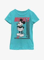 Disney Mickey Mouse Skate Twenty Eight Youth Girls T-Shirt