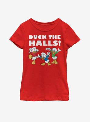 Disney Huey, Dewey And Louie Holiday Youth Girls T-Shirt