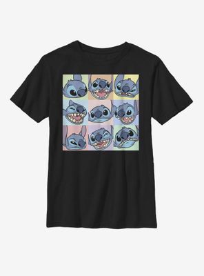 Disney Lilo And Stitch Grid Youth T-Shirt