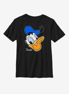 Disney Donald Duck Big Face Youth T-Shirt