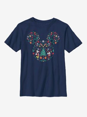 Disney Mickey Mouse Icon Ear Fill Youth T-Shirt