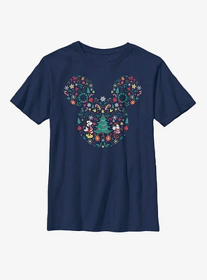 Disney Mickey Mouse Icon Ear Fill Youth T-Shirt