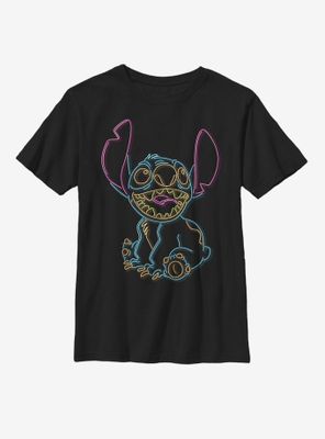 Disney Lilo And Stitch Neon Youth T-Shirt
