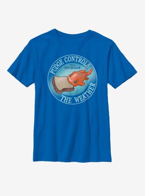 Disney Lilo & Stitch Pudge Controls The Weather Youth T-Shirt