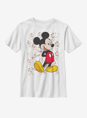 Disney Mickey Mouse Many Mickeys Youth T-Shirt