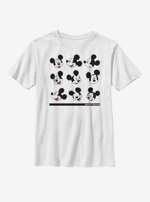 Disney Mickey Mouse Expressions Youth T-Shirt