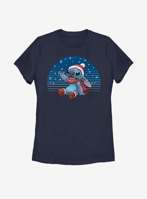 Disney Lilo And Stitch Snowing Womens T-Shirt