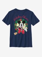 Disney Mickey Mouse Holiday Cheer Son Youth T-Shirt