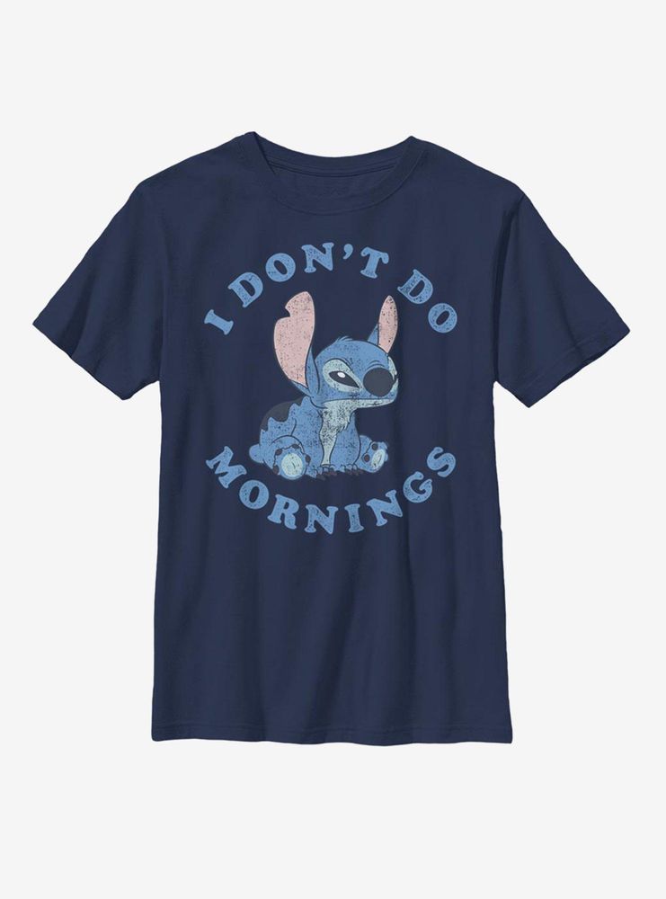 Disney Lilo And Stitch Mornings Youth T-Shirt