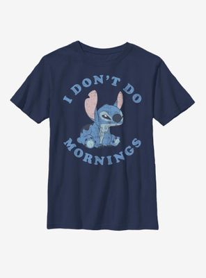 Disney Lilo And Stitch Mornings Youth T-Shirt