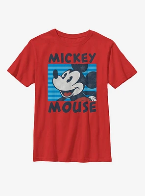 Disney Mickey Mouse Stripes Youth T-Shirt