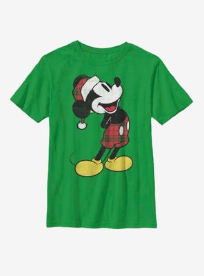 Disney Mickey Mouse Plaid Youth T-Shirt