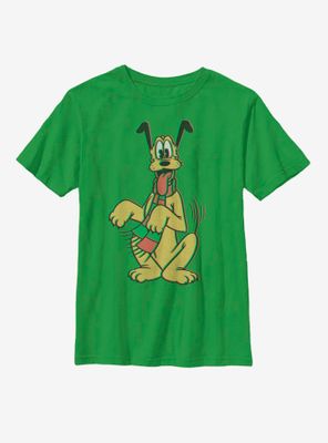 Disney Mickey Mouse Pluto Holiday Colors Youth T-Shirt