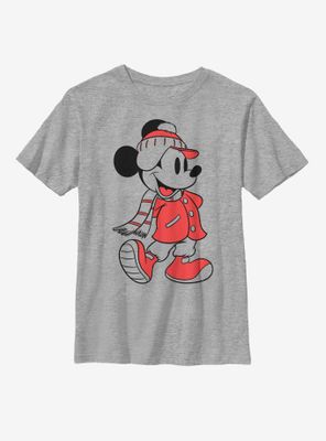 Disney Mickey Mouse Winter Fill Youth T-Shirt