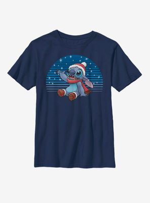 Disney Lilo And Stitch Snowing Youth T-Shirt