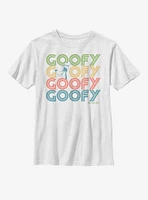 Disney Mickey Mouse Retro Stack Goofy Youth T-Shirt